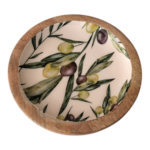 Ξύλινο πιάτο ελιά 15cm