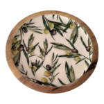 Ξύλινο πιάτο ελιά 20cm