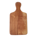 Χειροποίητη βάση κοπής ή δίσκος σερβιρίσματος με χερούλι από ξύλο ελιάς 27cm