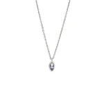 Μενταγιόν Silver 925, φύλλο με aquamarine ζιργκόν