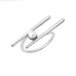 Γυναικείο δαχτυλίδι από ασήμι 925 με πέρλα