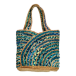 Χειροποίητη τσάντα παραλίας απο κουρελού Aegean Breeze